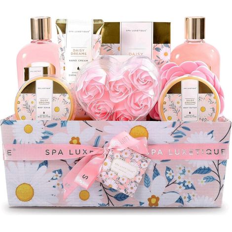 Geschenkset Bad Damen Spa 12teilig Duft Wellness Gänseblümchen (1/5)