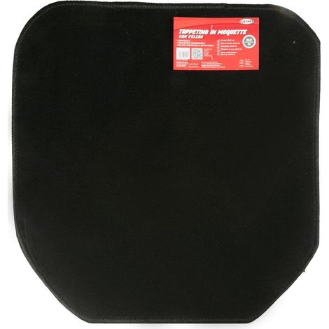 START Tappeto Moquette con Velcro 49x47 cm Antiscivolo per Interni e Veicoli (1/4)