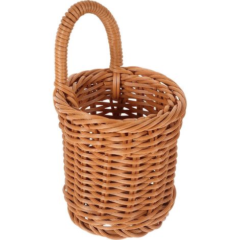 Panier de Rangement Mural Tissé Suspendu pour Cuisine Rangement Oignons Ail Gingembre Panier Multifonction Décoration Murale Moderne Gain de Place et Organisation Pratique (1/5)