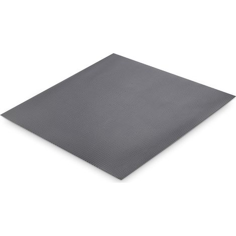 Emuca Alfombrilla antideslizante Minirhomb gris antracita 20m x 480mm