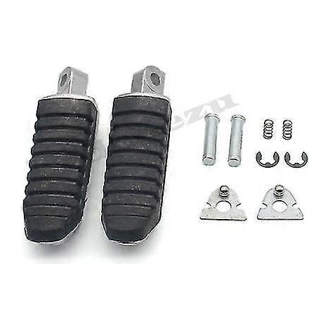 Acz Suzuki GSR600 GSR750 GSXR1300 Hayabusa Motorrad-Fußrasten vorne & hinten für SV400 SV650 SV1000 GSR400 GSX1300R Fußrasten – hinten, schwarz (1/5)