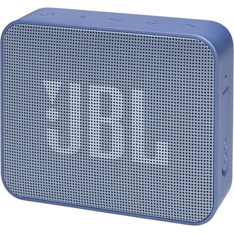 JBL GO Essential Altavoz pequeño Bluetooth, altavoz impermeable y portátil para llevar, hasta 5 horas de reproducción con una sola carga de batería, azul (1/4)