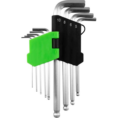Inbusschlüssel Jbm long s round tip Winkel bis 25 Grad