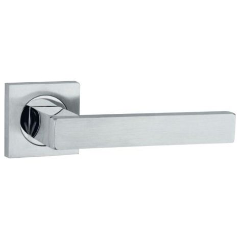 Maniglia per porte interne Kubik Cottali Doppio Cromo