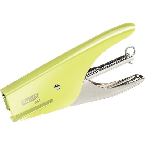 Rapid Retro Classic S51 Standard-Clinch Edelstahl, Gelb (1/2)