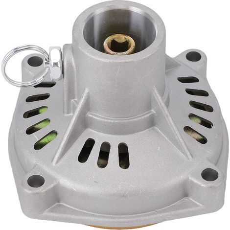 Plaque de connexion pour coupe-bordures électrique à dos avec trou carré de 29 mm et couvercle de tambour d'embrayage. (1/5)