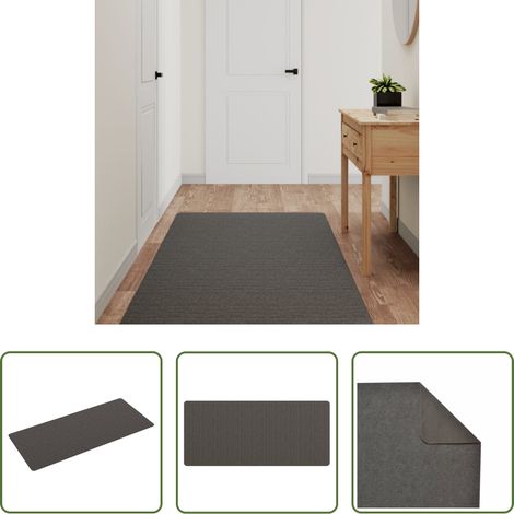Tapis de sol - Tapis de couloir anthracite 80x180 cm (1/5)