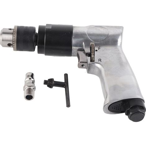 Perceuse pneumatique réversible 3/8" 1800 tr/min pour forage rapide (1/5)