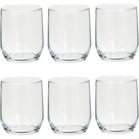 Set 6 Bicchieri Acqua Cristallo Collezione Paol 31,5cl