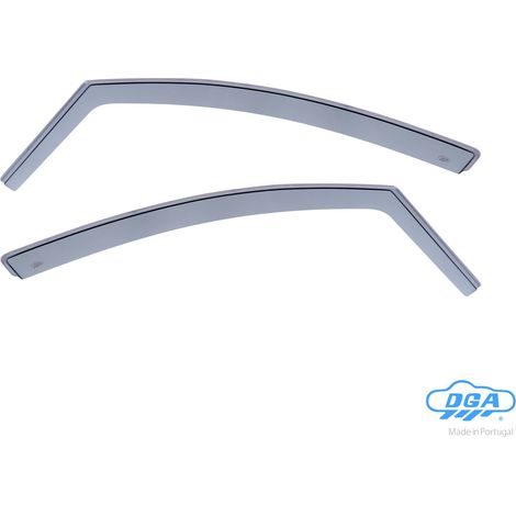 Set deflettori aria anteriori ad incastro, tipo lungo - compatibile per Renault Clio IV 5p (10/1207/19) - Renault Clio IV Sporter (04/1303/20)