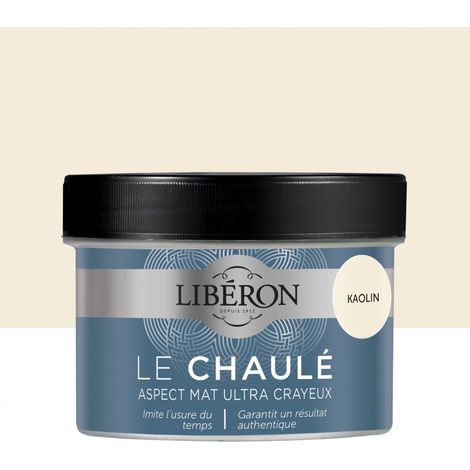 LIBERON Peinture meuble et boiserie Effet chaulé LIBERON kaolin Chaulé mat 250 ml (1/5)