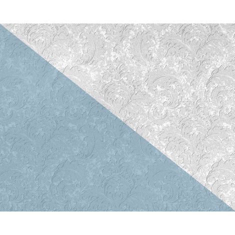 Floral wallcovering wall EDEM 83006BR60 paintable non-woven wallpaper textured with ornaments matt white 26.50 m2 (285 ft2) (1/5)