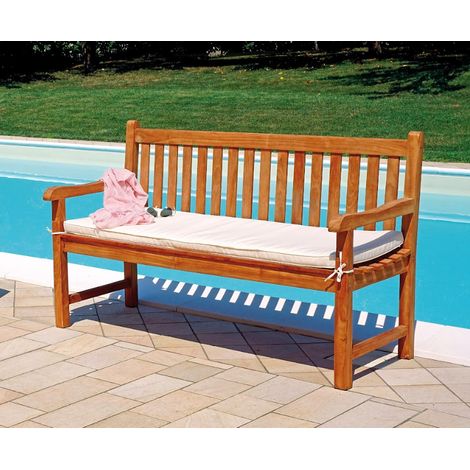 MALIGI HOME MG/BUDAPEST 3-Sitzer Bank aus Teakholz Legno Teak (1/4)