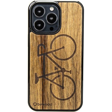 Holzkoffer für iPhone 13 Pro Fahrrad Limba (1/3)
