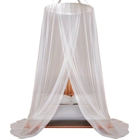 Moustiquaire à baldaquin en dentelle, pliable, de chambre (1/5)