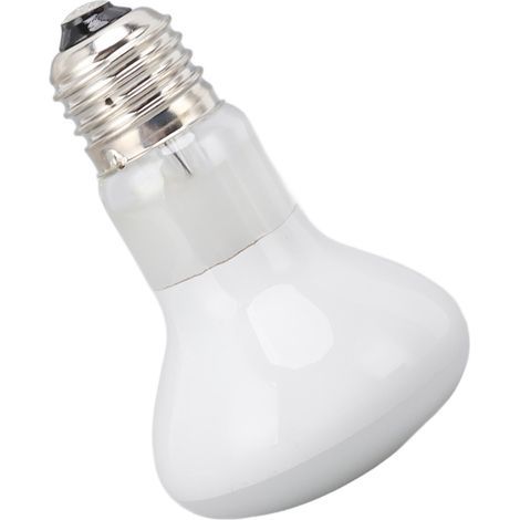 Lampe chauffante UVA E27 pour reptiles. amphibiens. dragons barbus. tortues. pythons royaux 220-240 V Blanc 25 W (1/4)