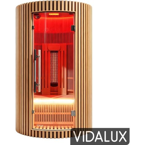 Vidalux Apex XL 1 Person Full Spectrum Infrared Sauna With Complete Heat (1/5)