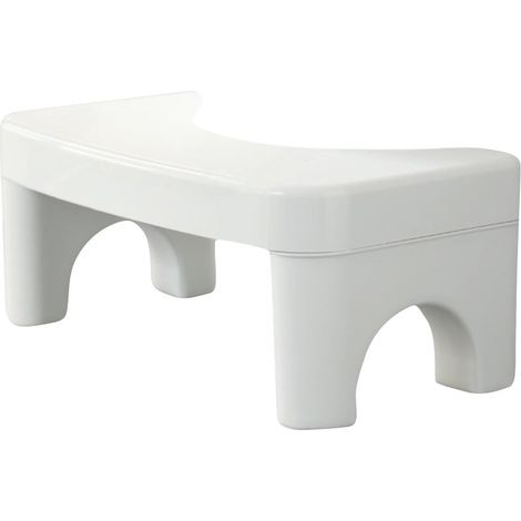 Tabouret Pour Toilette - Hauteur 17 Cm - En Plastique Robuste Non Glissant - Pour Adultes Seniors Et Enfants - 1 Pièce (1/5)
