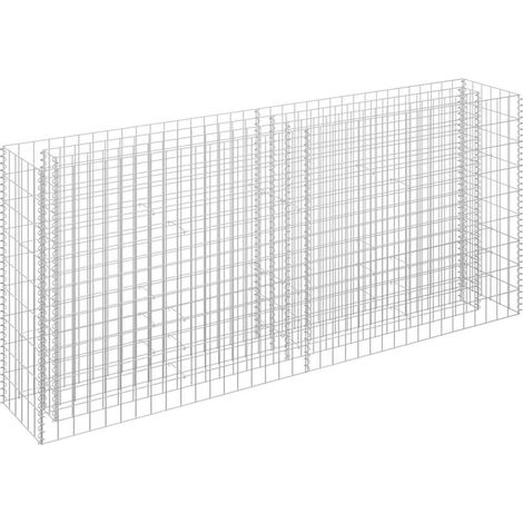 Maison Exclusive - Arriate de gaviones de acero galvanizado 180x3 (1/5)