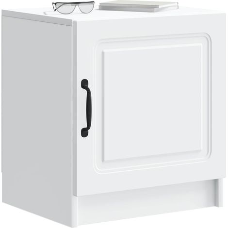 Maison Exclusive - Nachttisch 2 pcs Weiß 43 x 34,5 x 47 cm Holzwe
