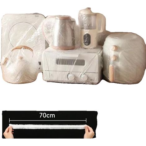 Staubschutzhauben, verstärktes Polyester, universelle Passform, Mittlere Größe-200PCs (1/2)
