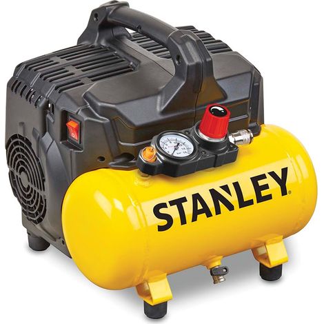 Stanley DST 100/8/6 6 lt leiser Tragbarer Luftkompressor