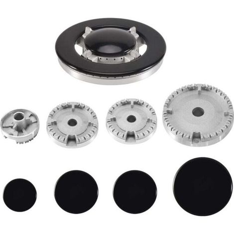 Gasherd-Brennerkappen, 5er-Packung, Ersatz-Brennerabdeckungen für Crezuo-Herde (1/4)