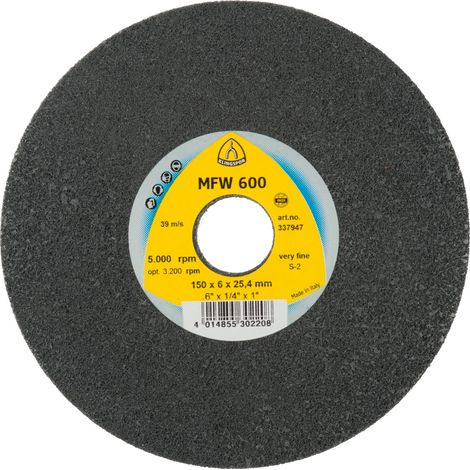 Klingspor UNITIZED WHEEL 600 Kompaktscheiben, 150 x 6 x 25,4 mm Very Fine Siliziumkarbid (1/3)