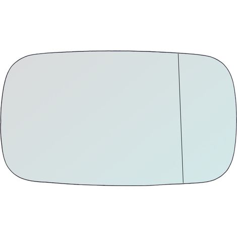 Vetro specchio nudo adesivo asf lato dx-passeggero per fiat punto i 1996-1999 (1/3)