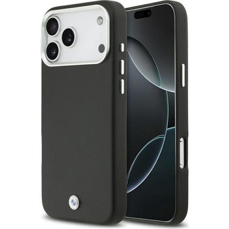 Coque métallique intégrale MagSafe BMW Sign pour iPhone 17 Pro Max, noire (1/5)