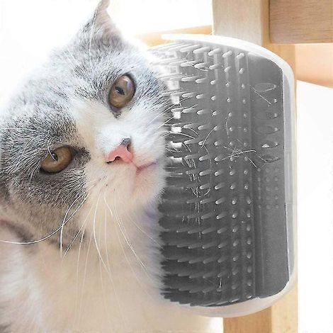 Pflegebürste für Katzen und Hunde – Grauer Anti-Haarkamm, Massagefunktion, reinigt Textilien und Sofas (1/5)
