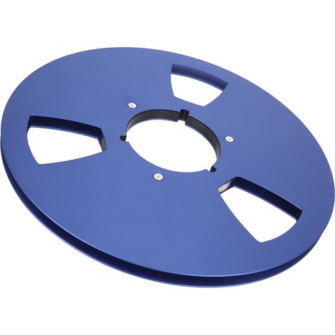Bobine audio 1/4 pouce 10 pouces 3 trous pour magnétophone Nab en aluminium bleu (1/5)