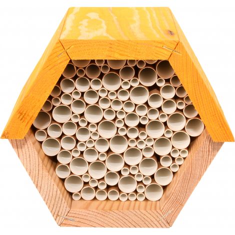 Hôtel à abeilles en bois et papier (1/5)