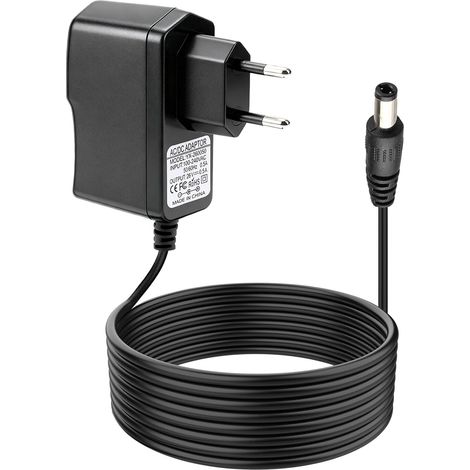 Chargeur Aspirateur 26V 500mA pour H-Free 100 200 500 700 800 Adaptateur Secteur pour Aspirateur balai sans fil 26 V 0,5 mA, pour HF122RH HF122GPT HF522NPW HF522SFP, avec Câble 1,8 Mètre (1/5)