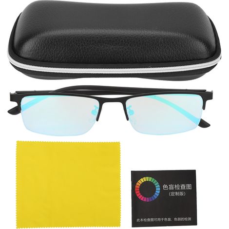 Lunettes pour daltoniens et faiblesse chromatique, flexibles, avec étui, correction de la vision des couleurs. (1/5)