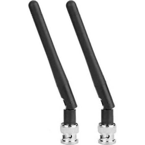 Deux antennes de remplacement UHF BNC mâles, compatibles avec les récepteurs de microphone sans fil EW100, EW300, EW500, G3, G4 et SKM100. (1/5)