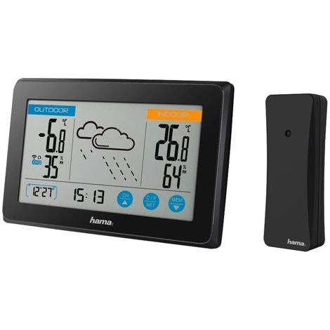 Hama Wetterstation Touch schwarz 186314 (1/3)