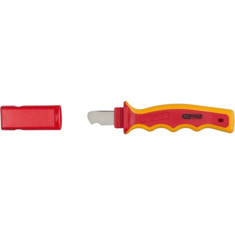 KS Tools Abmantelungsmesser mit Schutzisolierung, 185mm - 117.1305 (1/3)