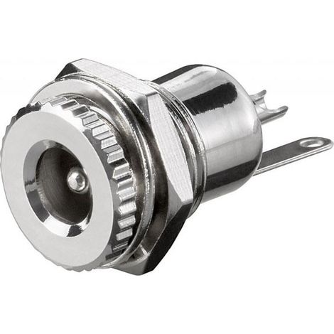 goobay Goobay HEBLM 21 - Einbaubuchse Zentraleinbau O aussen 5.6 mm innen 2.1 (11638)