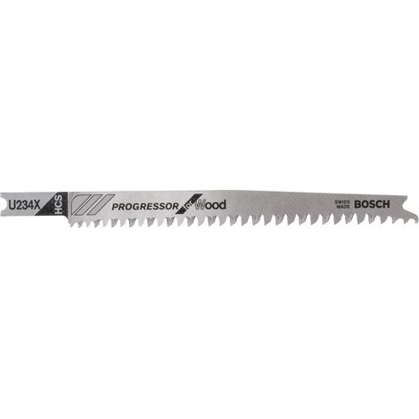 Lame de scie sauteuse U 234 X Progressor for Wood - BOSCH - 2608633525