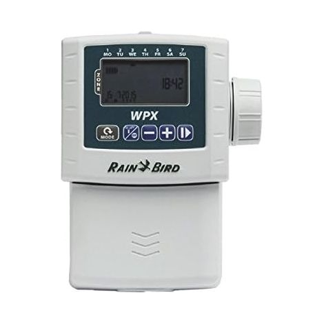 Rain Bird beregnung Computer, Tipo de Dispositivo de impuestos wpx4 – 4 Estaciones, batería de 9 V bertrieb, Gris, 14 x 8,5 x 11,5 cm, f48314