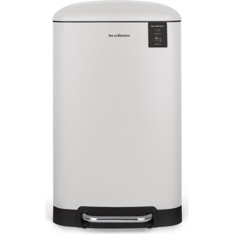 Les Collectors N°828 - Poubelle à pédale 40L, white edition (1/5)