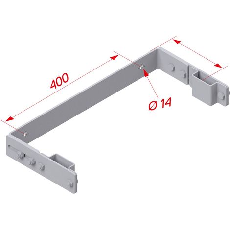Hymer Wandhalter U-Form verstellbar