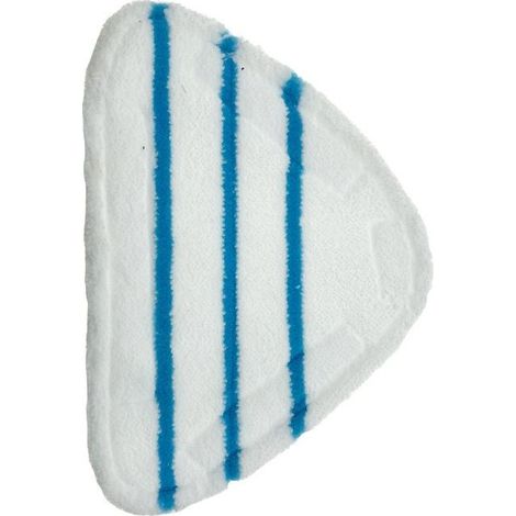 Housses en Microfibre Balai Vapeur Steam Accessoire Chiffons universel Triangle lavable pour Nettoyeur Vapeur Hot Spray, Blanc Microfibre Steam Mop Pads Lavables En Machine(lot de 3) (1/5)