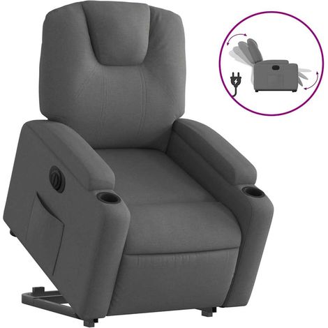 Maison Exclusive - Relaxsessel mit Aufstehhilfe Elektrisch Dunkel (1/5)