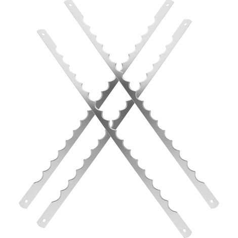 de 4 lames dentelées en métal pour trancheuse à pain (1/5)