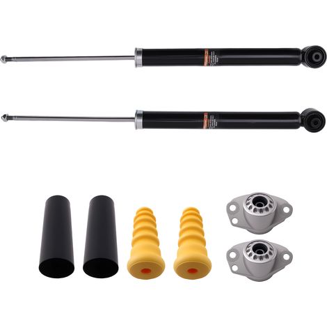 2x AMORTIGUADOR + COJINETE +KIT DE PROTECCIÓN for SEAT IBIZA 6L 6J VW POLO 9N 6R (1/5)