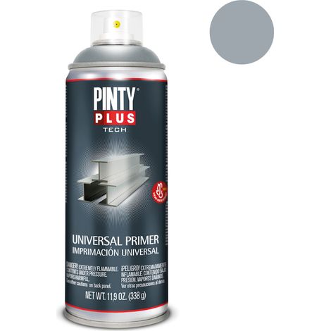 PINTURA EN SPRAY PINTYPLUS TECH 520cc IMPRIMACIÓN UNIVERSAL GRIS  I113 (1/2)