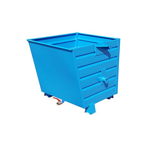 Bauer Späne-Stapelkipper BSL 55, lackiert, Lichtblau