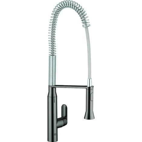 Mitigeur d'évier K7 avec Douche professionnelle graphite dur